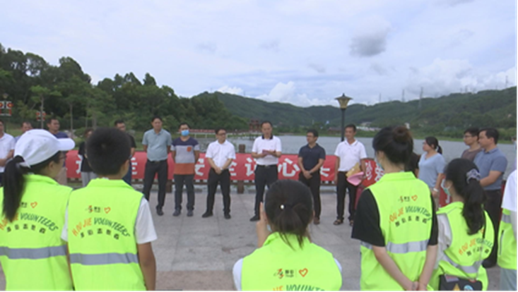 厚街：沙溪水库防溺水宣传